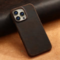 First-layer Cowhide Magnetic Protective Case For Phones