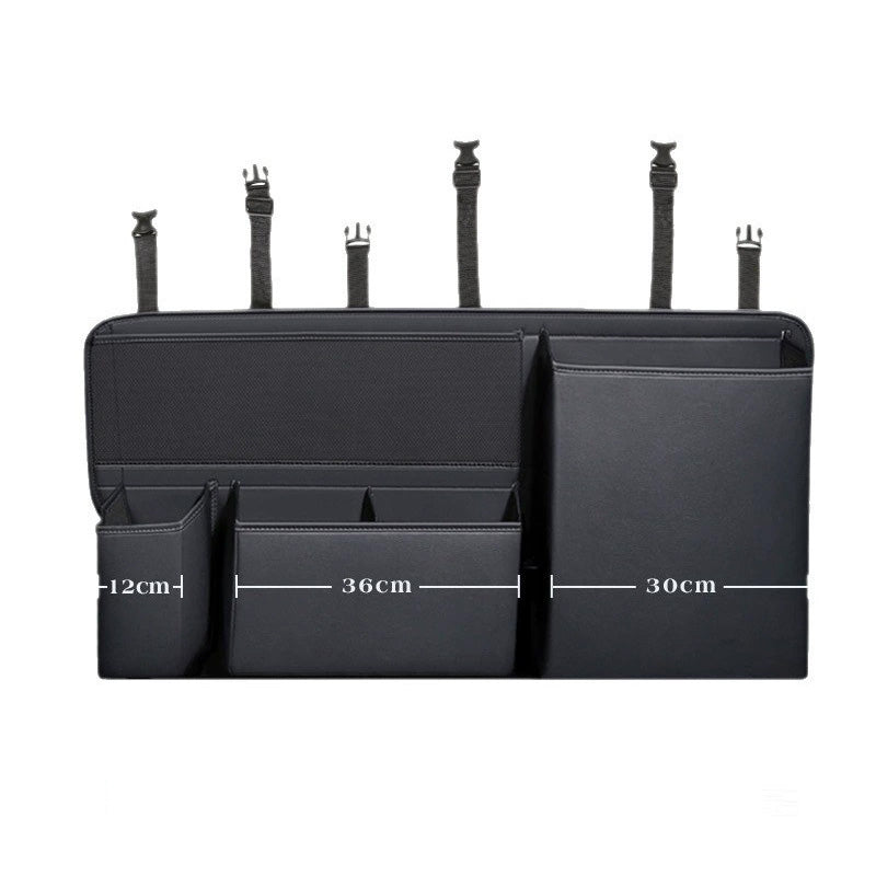 Universal Car Trunk Rear Storage Bag Organizer Box Multifunctional Large Capacity Horizontal Car Multi-Purpose Storage Box
