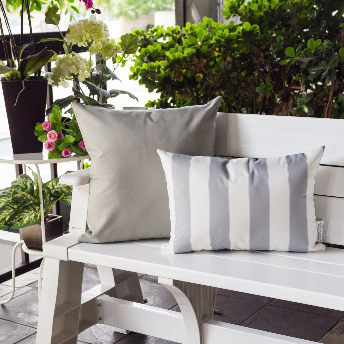 Horizon Stripe Pillow 14" x 20" - Outdoor & Indoor