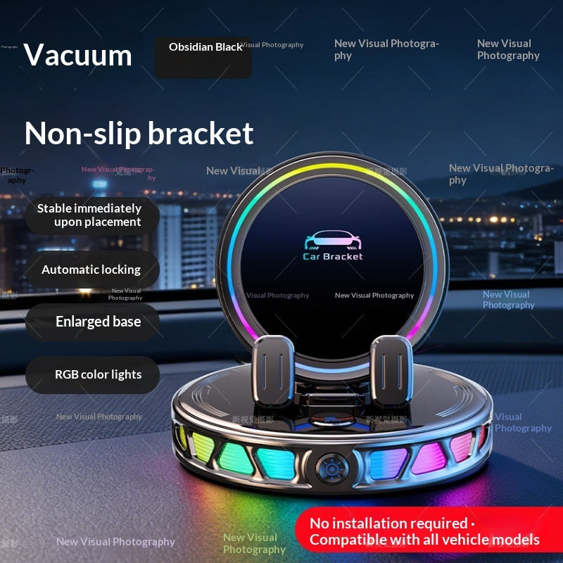 Iridescent RGB Ambient Light Car Wireless Charging Stand
