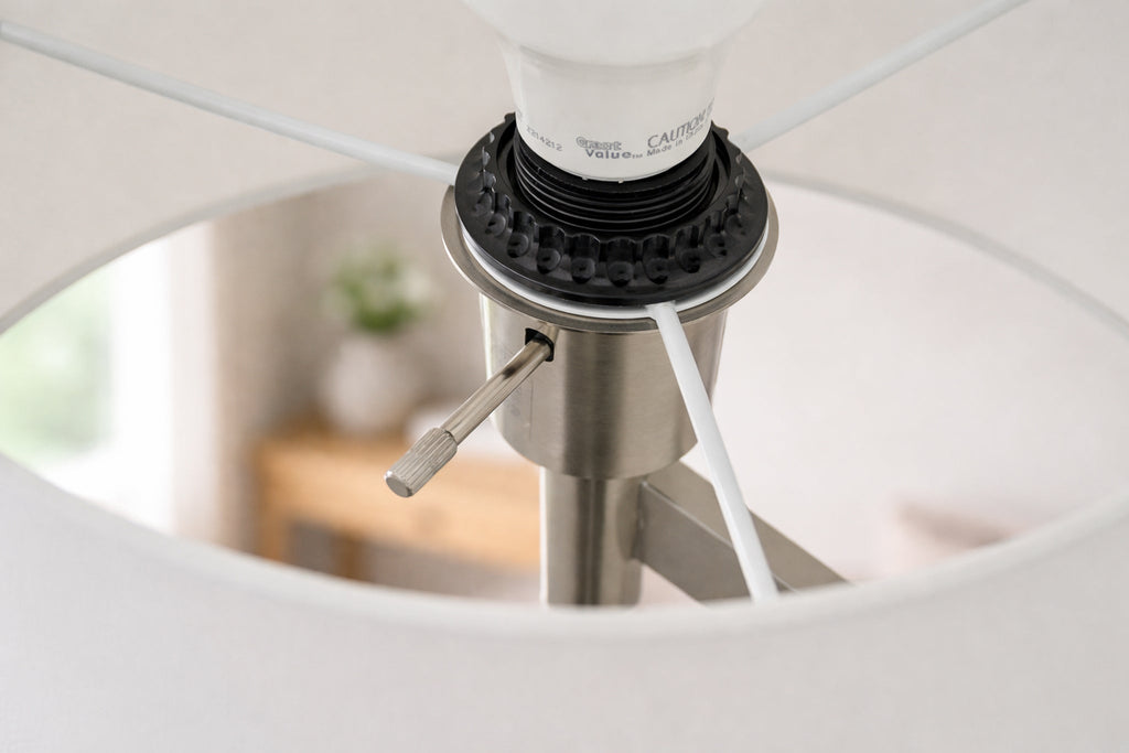 Horizon Brushed Nickel Table Lamp