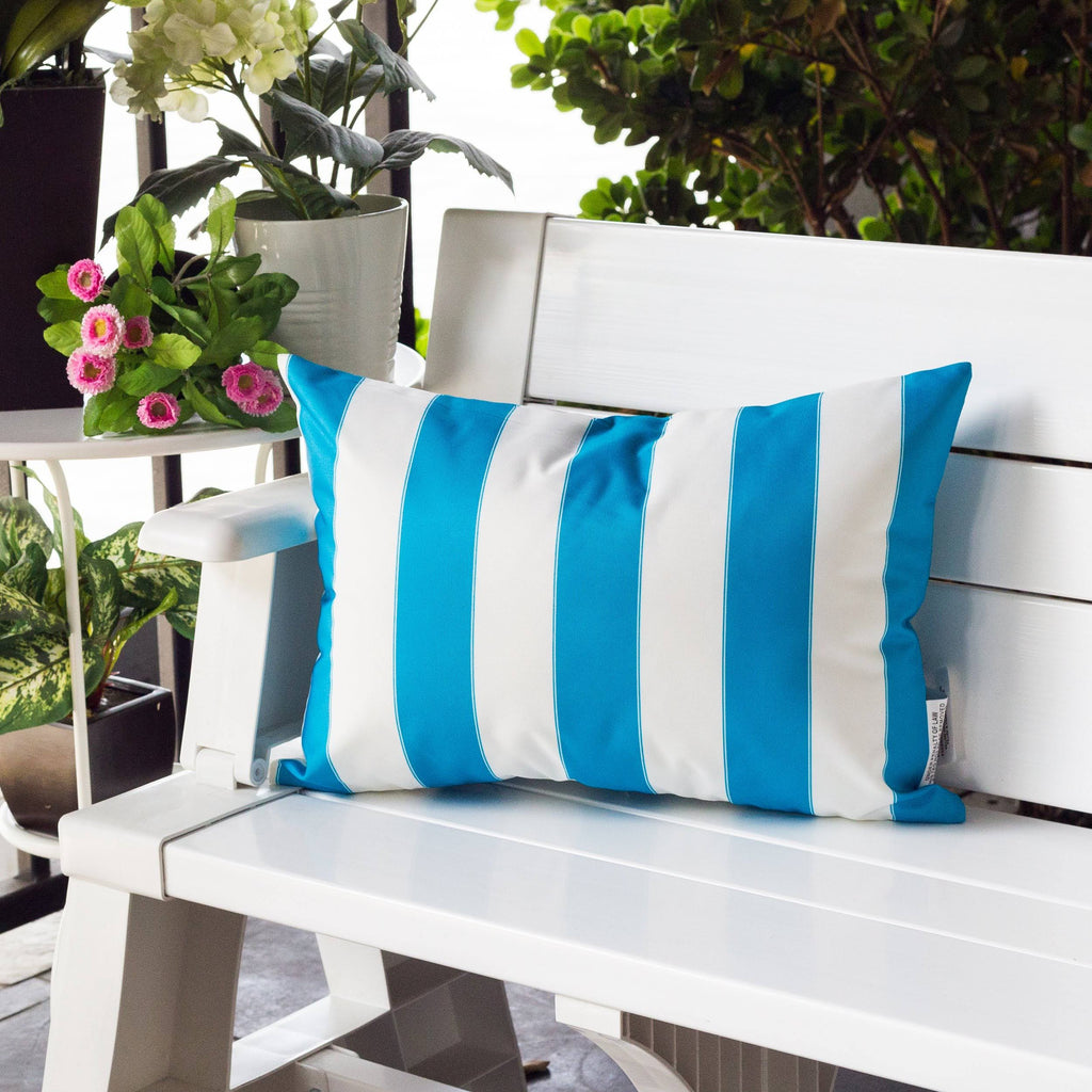 Horizon Stripe Pillow 14" x 20" - Outdoor & Indoor