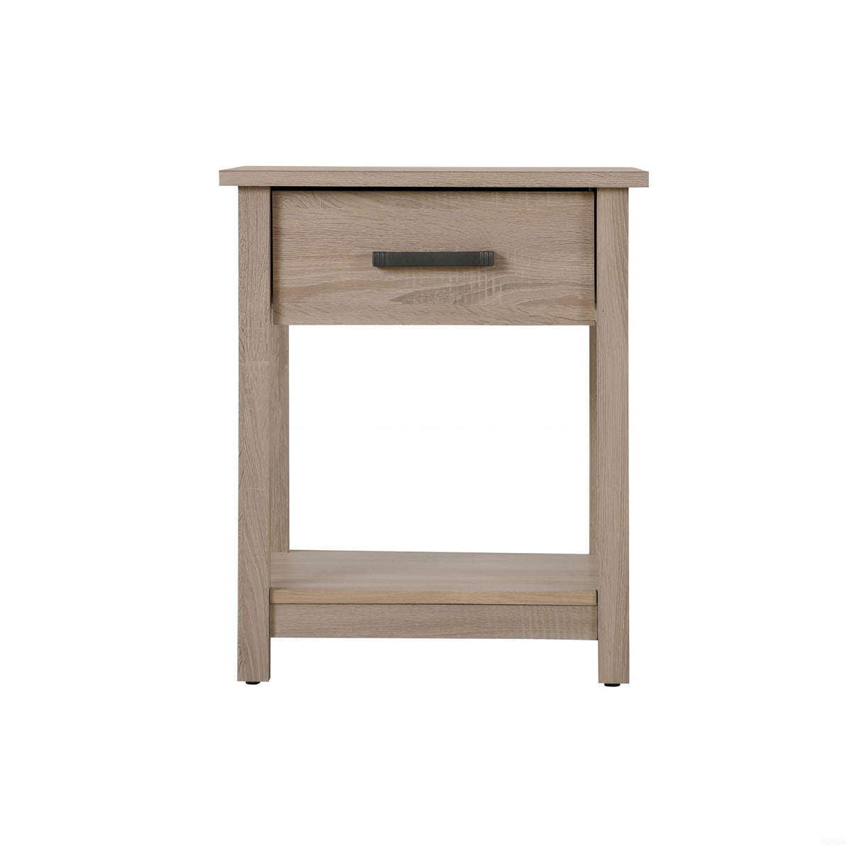 Sleek Contemporary Nightstand In Sandle Wood