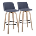 Contemporary Fixed-Height Barstool