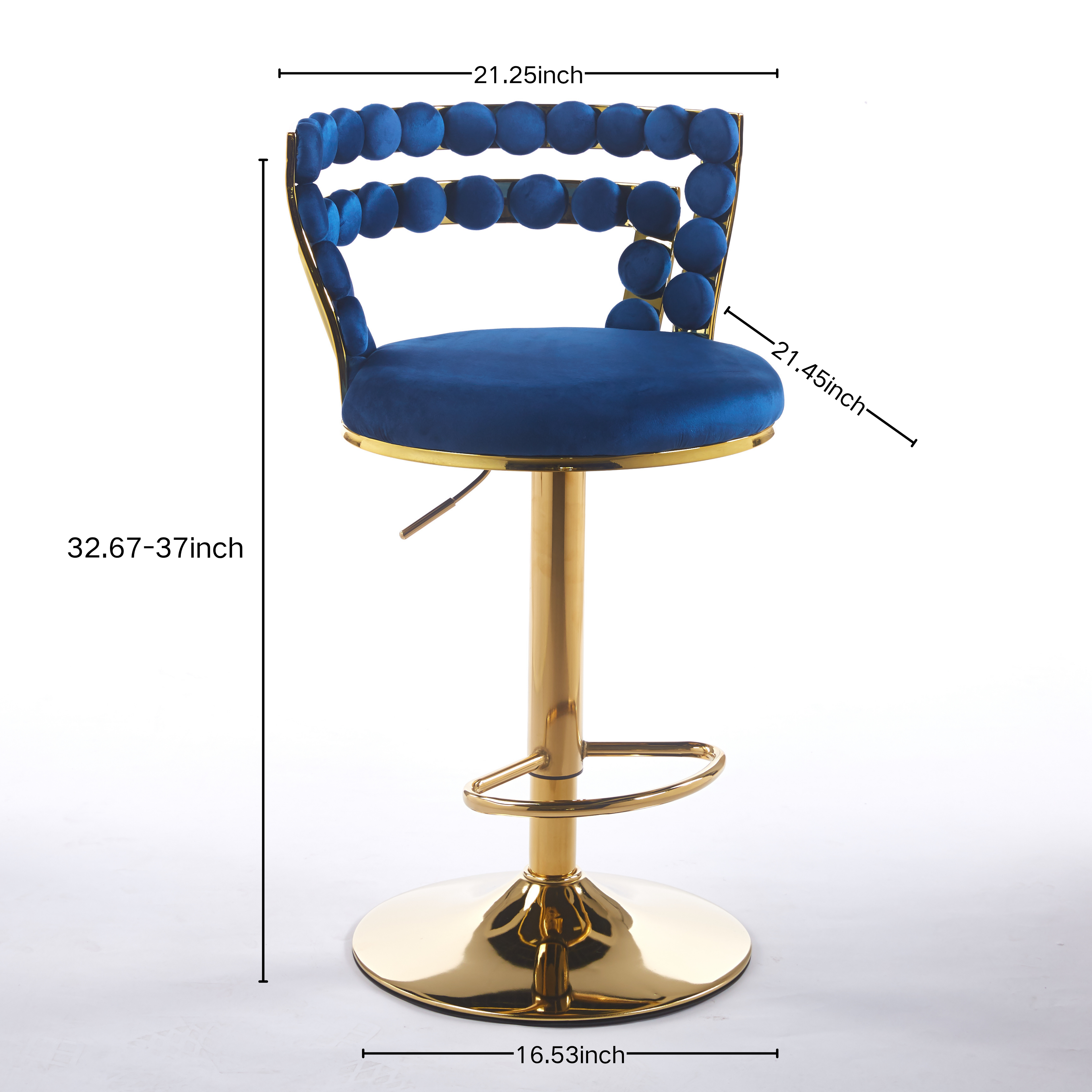 Modern Bar Chair Set of 2