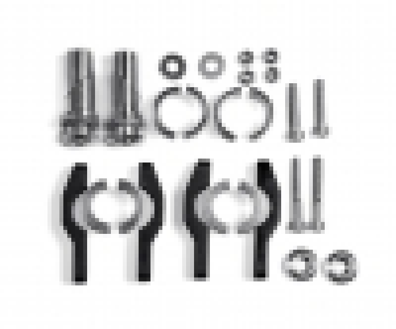 Acerbis Rally Profle Handguard - Minicross Steel Bar Mount Kit - Brush 2404249999