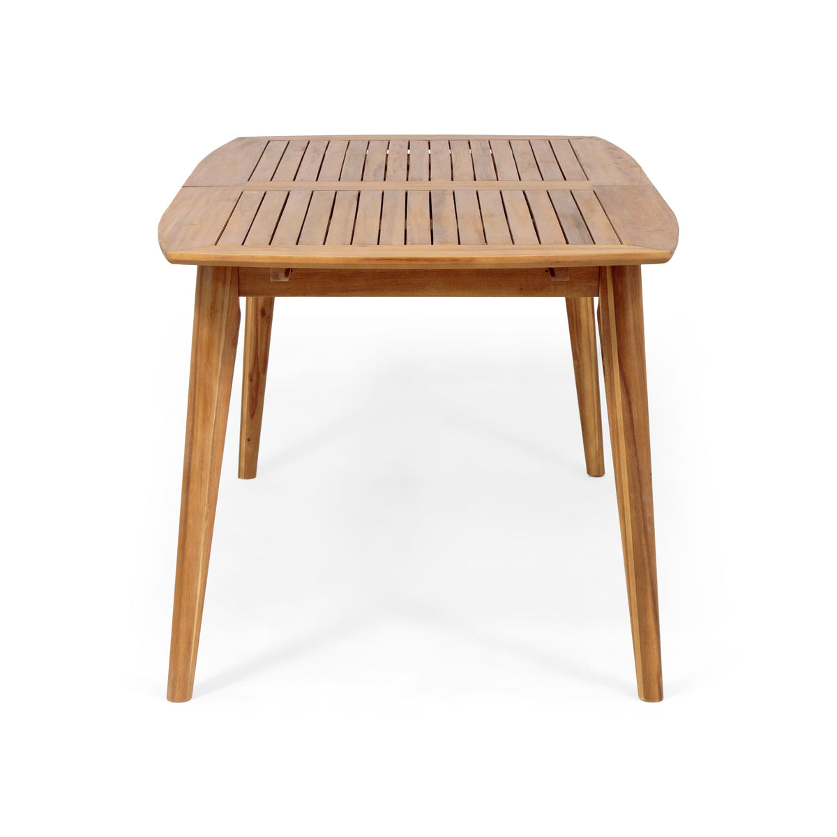 Outdoor Acacia Wood Expandable Dining Table in Teak