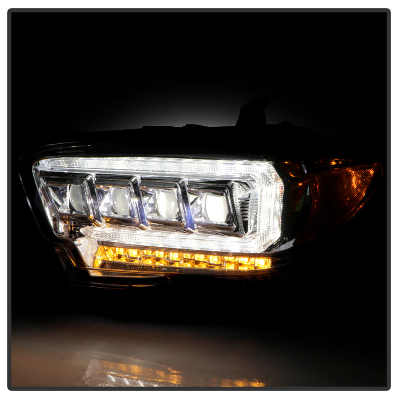 Spyder 16-20 Toyota Tacoma LED Model Only High-Power LED Headlights - Chrome PRO-YD-TT16LEDAP-C 5088383