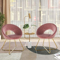 Modern Accent Velvet Chairs Set of 2