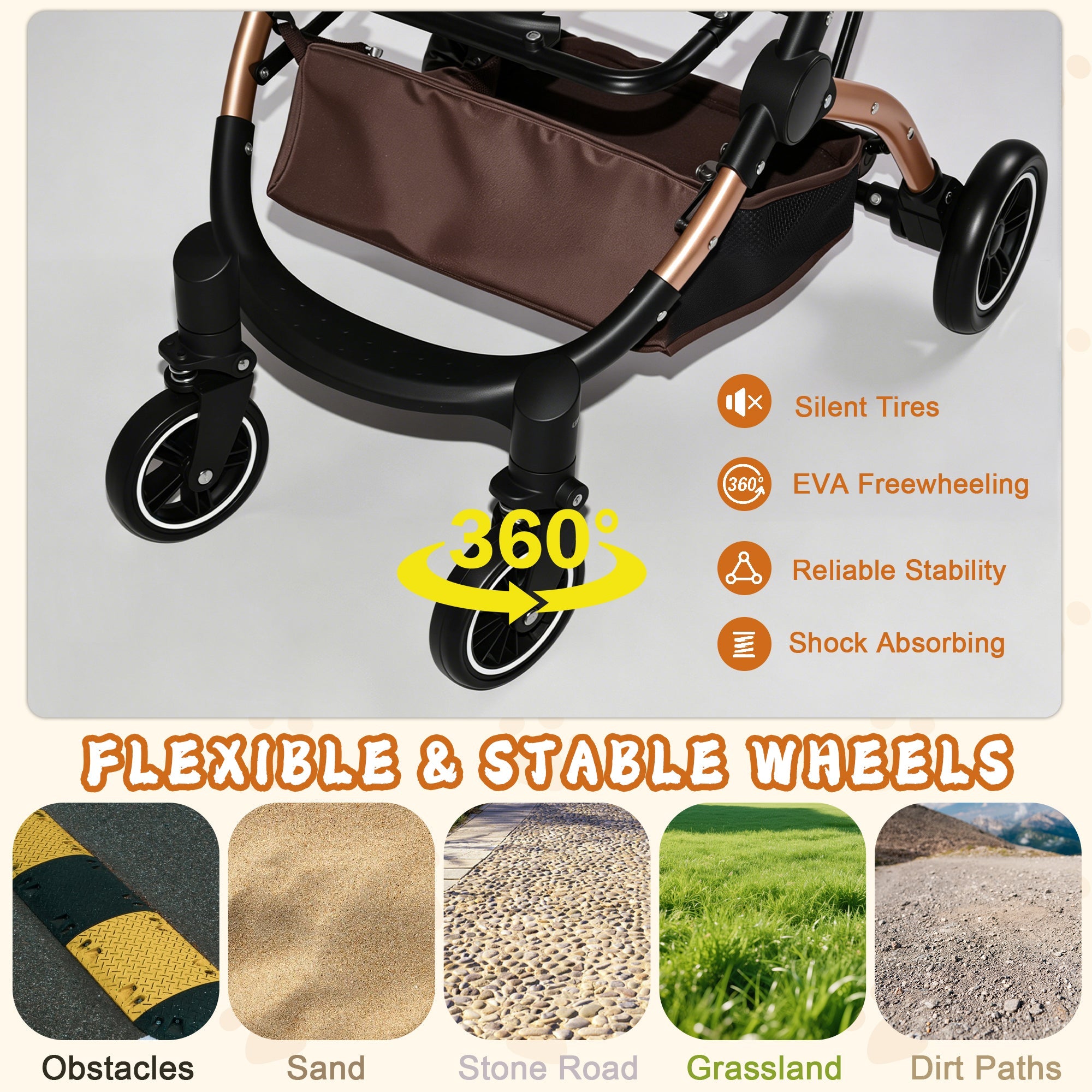 Pet Stroller for Dogs and Cats