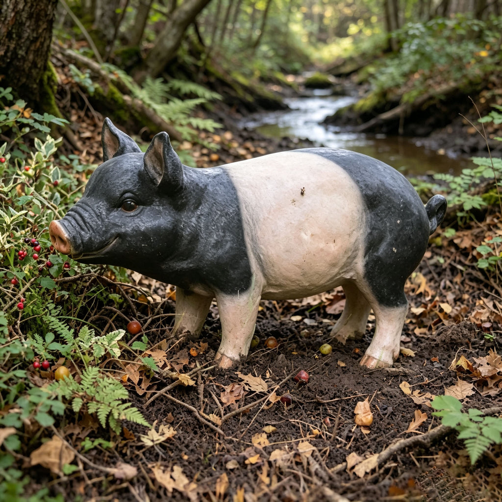 Garden Pig Statues Outdoor Decor