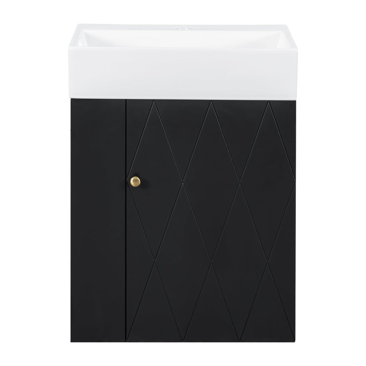 20 Inch Bathroom Vanity With Ceramic Sink