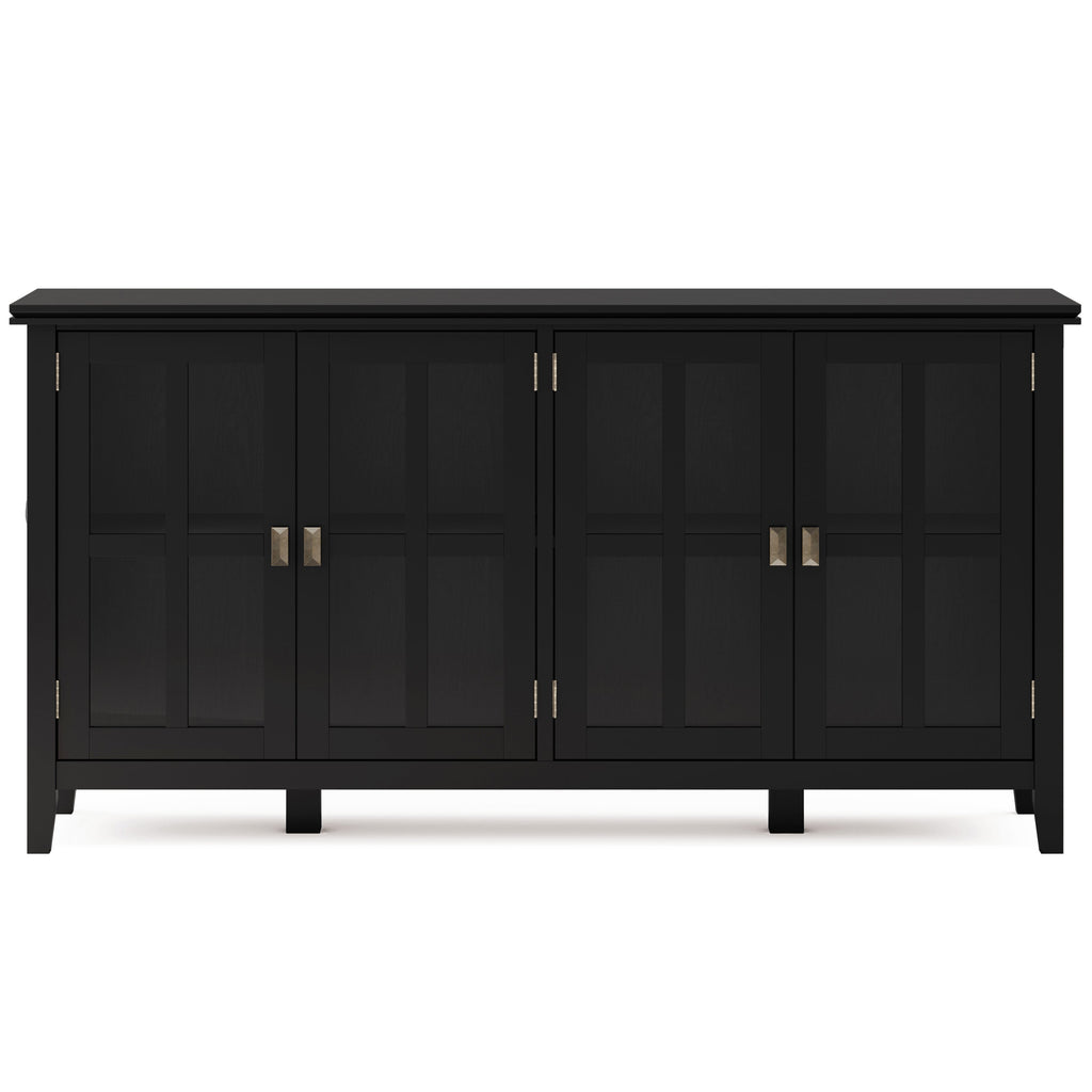 Artisan 66 Inch Wide Solid Wood 4 Door Storage Cabinet