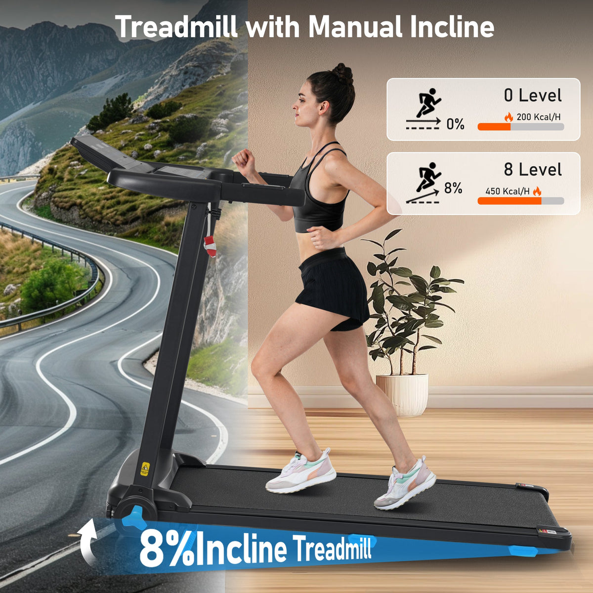 Treadmill with Incline