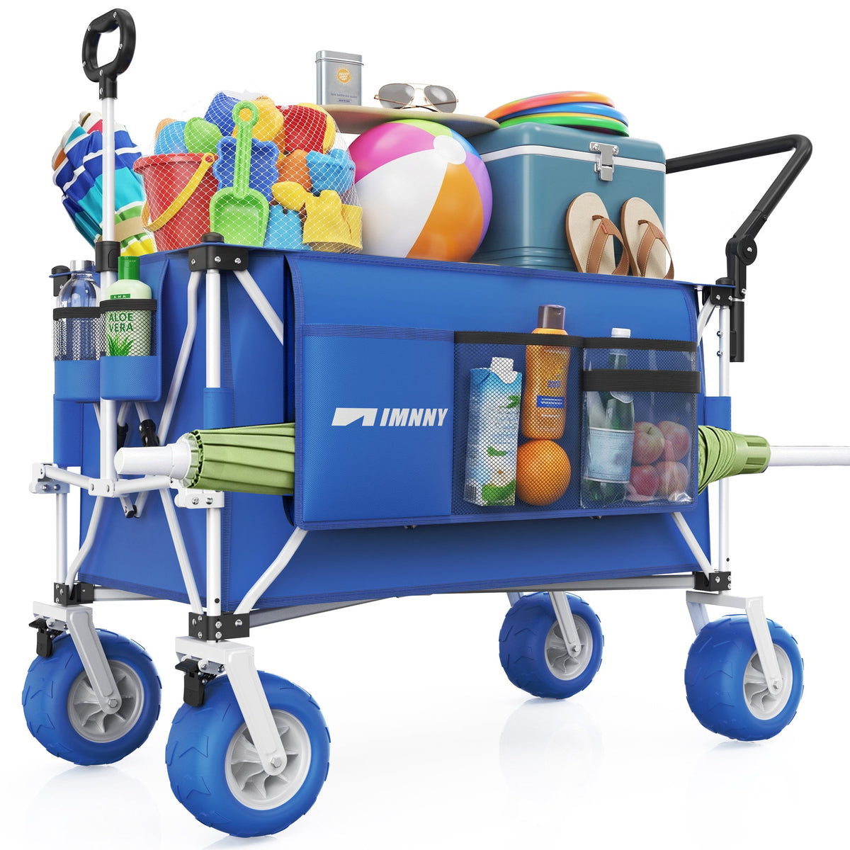 Multi-Functional Push-Pull Folding Wagon Cart