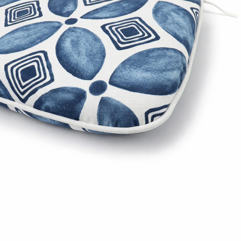 Outdoor Patio Chair Cushions - Water-Repellent U-Shape Thick Foam