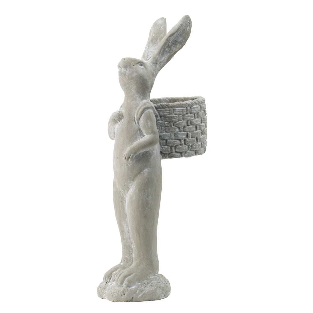 Tall Decorative Rabbit Planter
