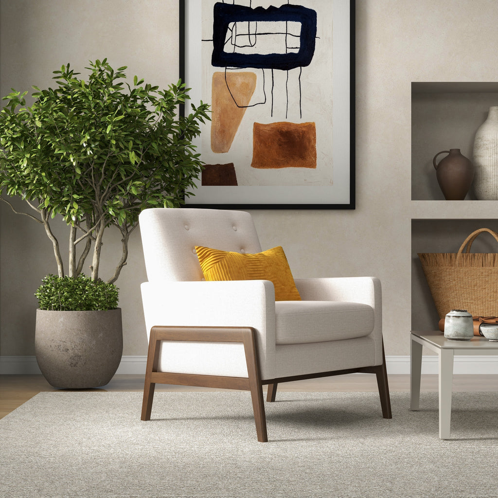 Cole Solid Wood Accent Chair