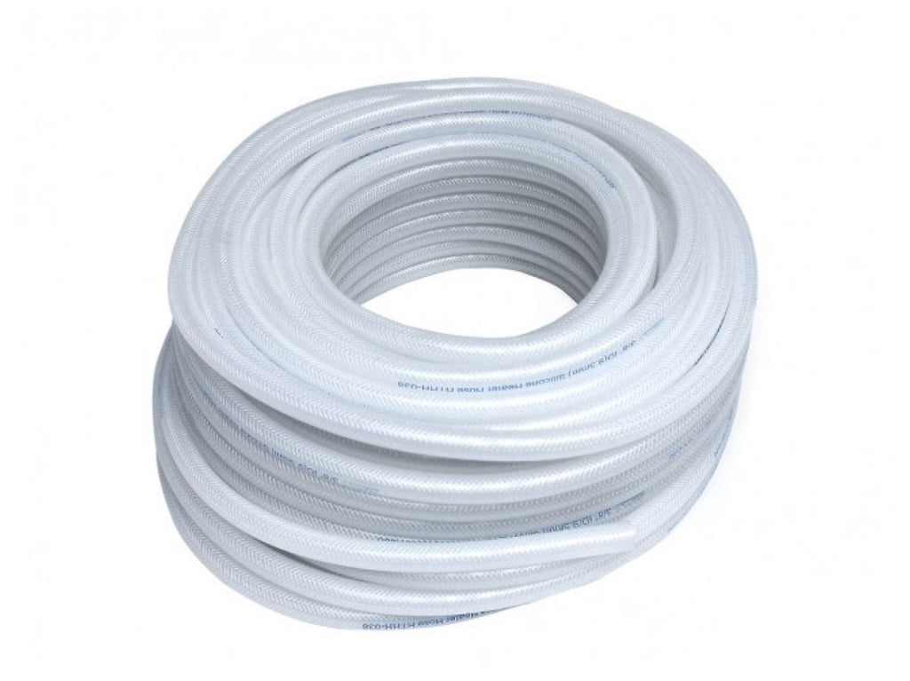 HPS High Temp 5/16" ID (8mm) Reinforced Silicone Heater Hose Clear -