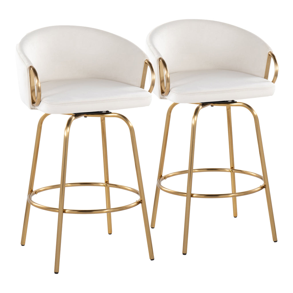 26" Contemporary Counter Stool with Swivel