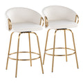 26" Contemporary Counter Stool with Swivel