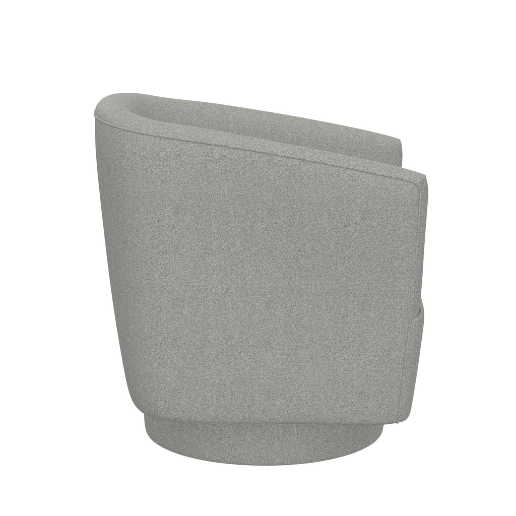 Gray Swivel Accent Chair