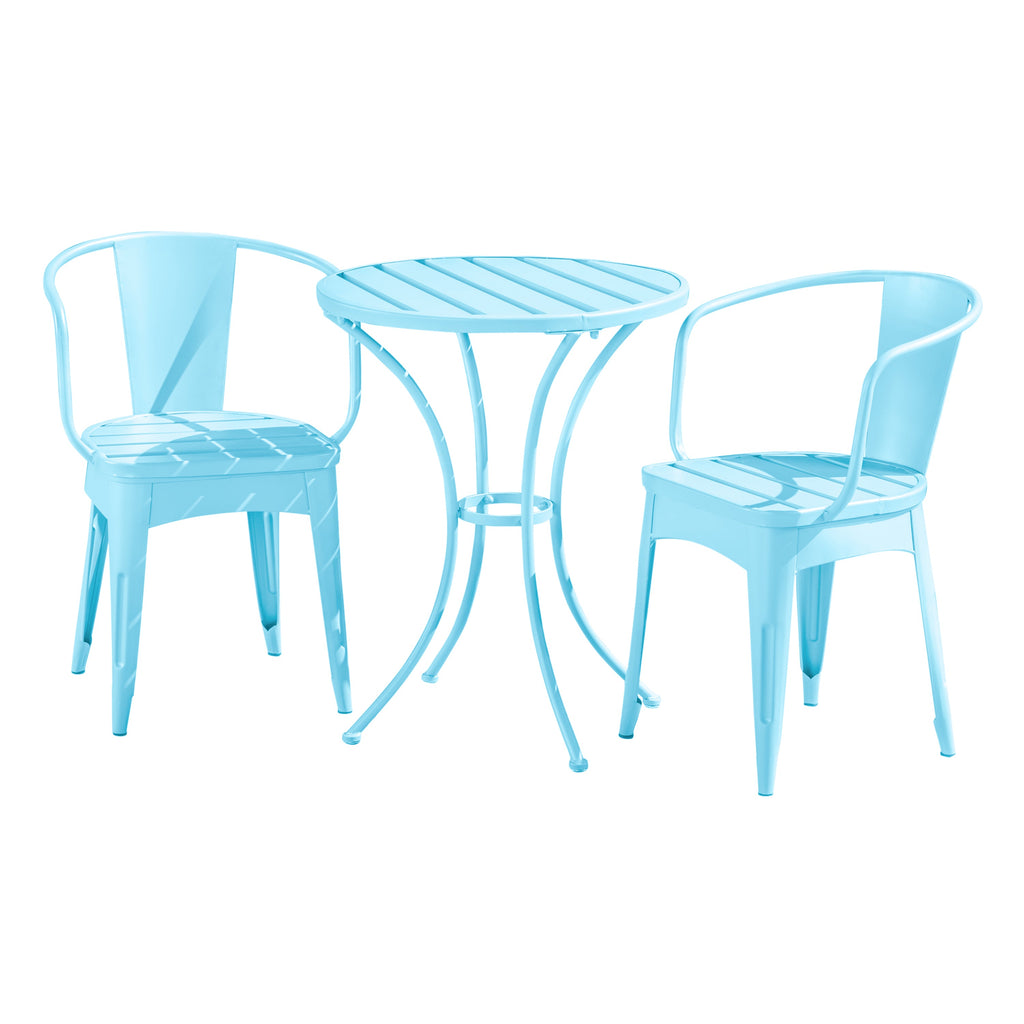 Colmar 3 Pc KD Metal Set - Matte