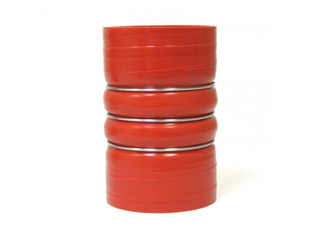 HPS Performance Products HPS 3-11/16" ID, 6" Length, Silicone Charge Air Cooler CAC Hose Double Hump Coupler Bellow Hot Side, Ultra High Temp 4-ply Aramid Reinforced, 93mm ID