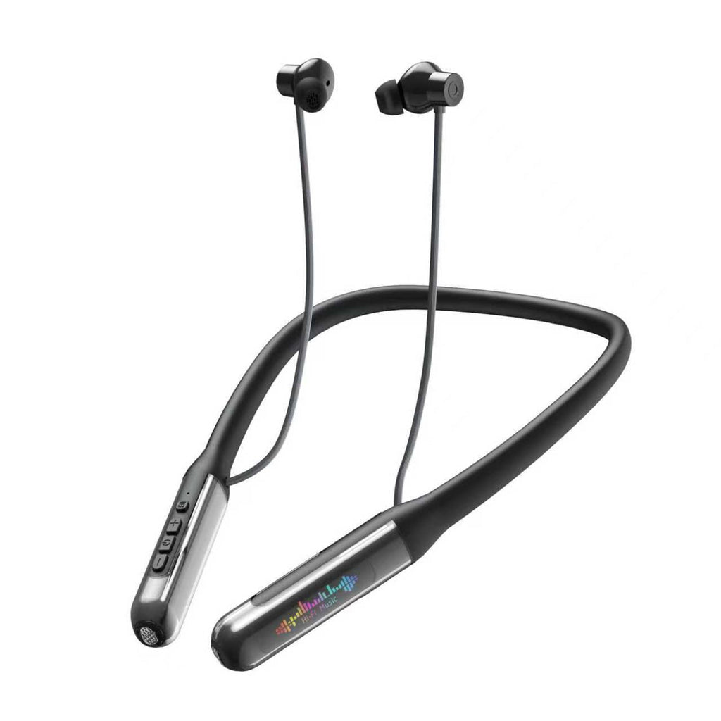 KP-258 Best-selling Neckband Bluetooth Earphones Magnetic Digital Display In-Ear Low Latency Long Battery Life High Sound Quality Direct From Export Manufacturer