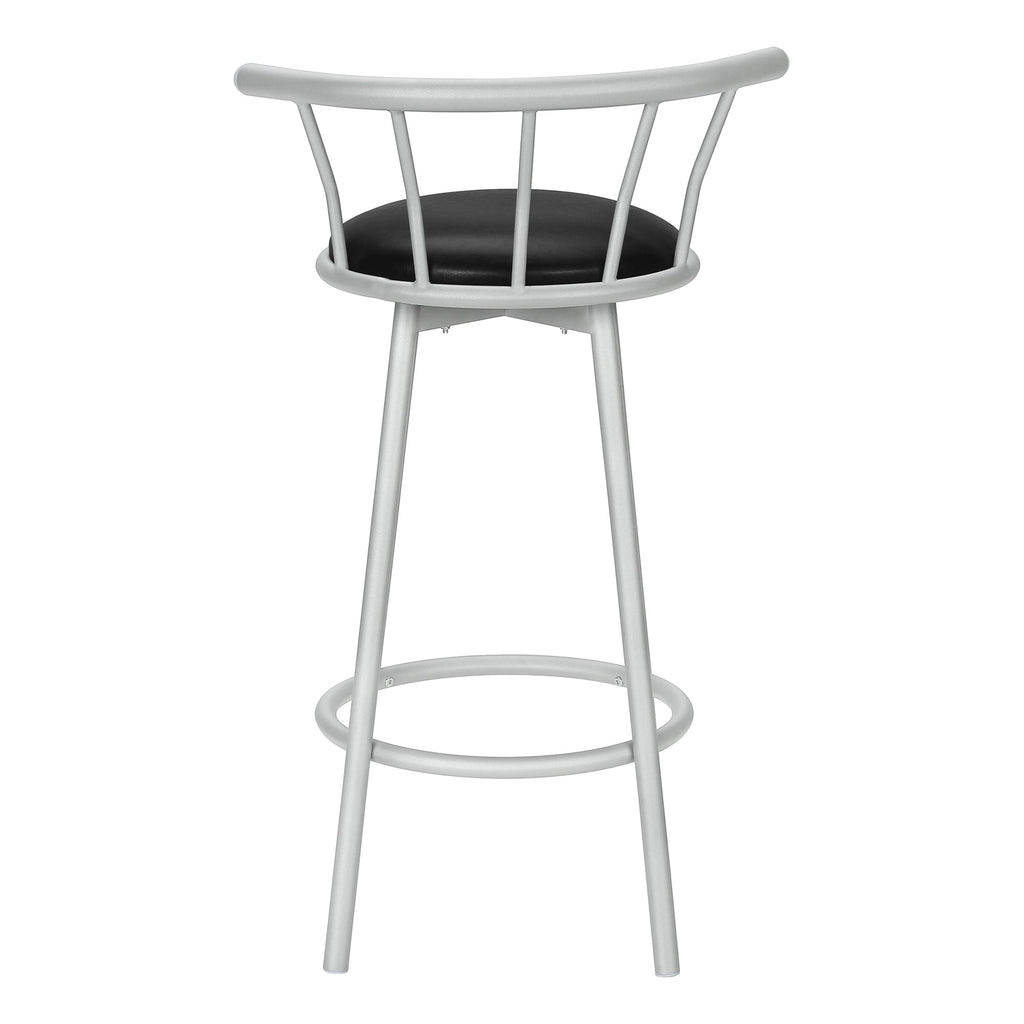 Barstool, Set Of 2, Swivel, Bar Height