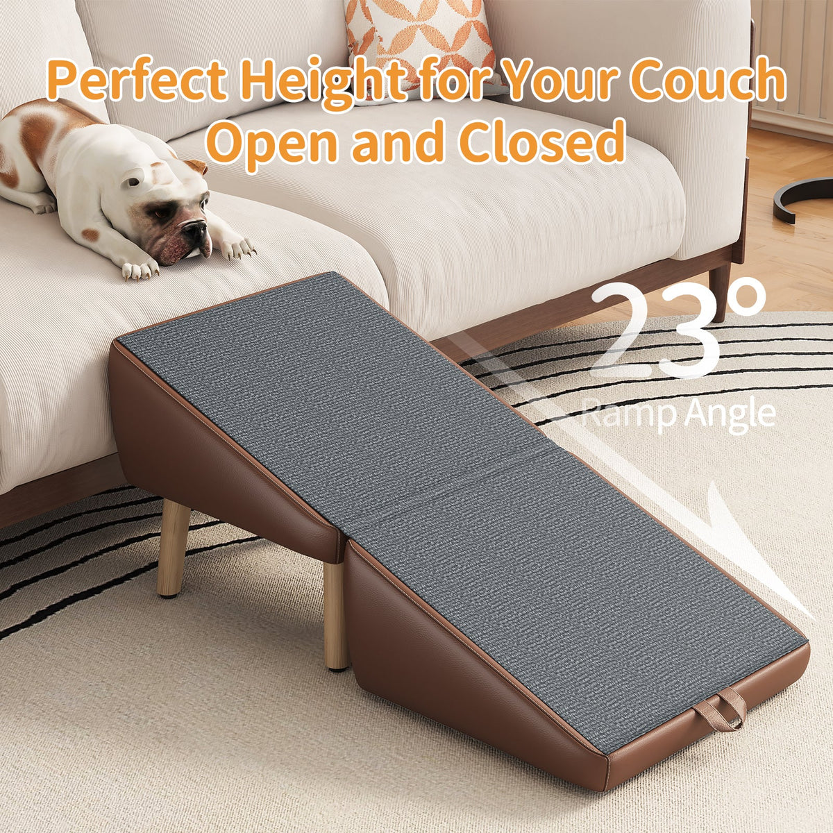 Upgraded Dog Stairs for Small Dogs and Cats