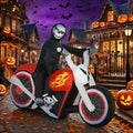 Halloween Inflatables Outdoor Decorations Grim Ghost Biker