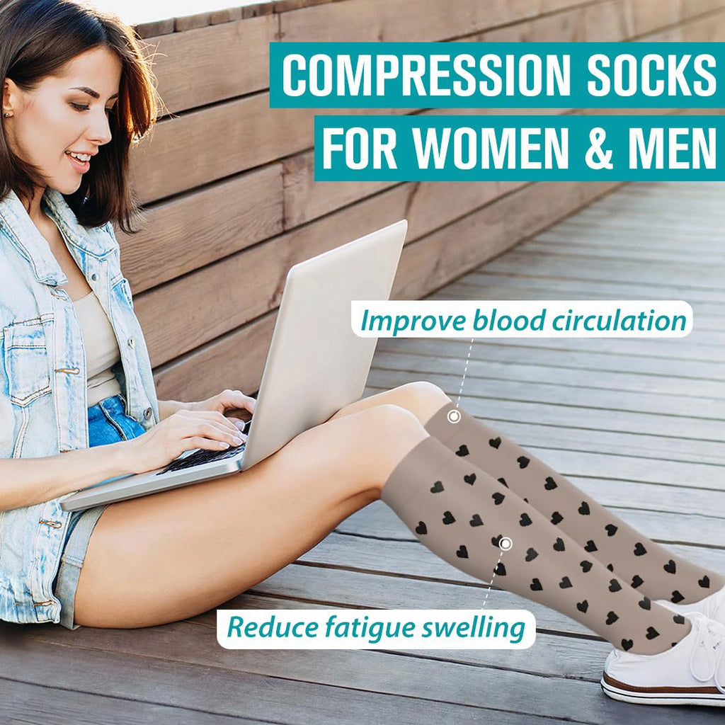 Compression Leg Sleeves Athletic Socks For Men And Women