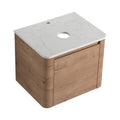 24" Wall-Mounted Bathroom Vanity & 1-Soft-Close Door