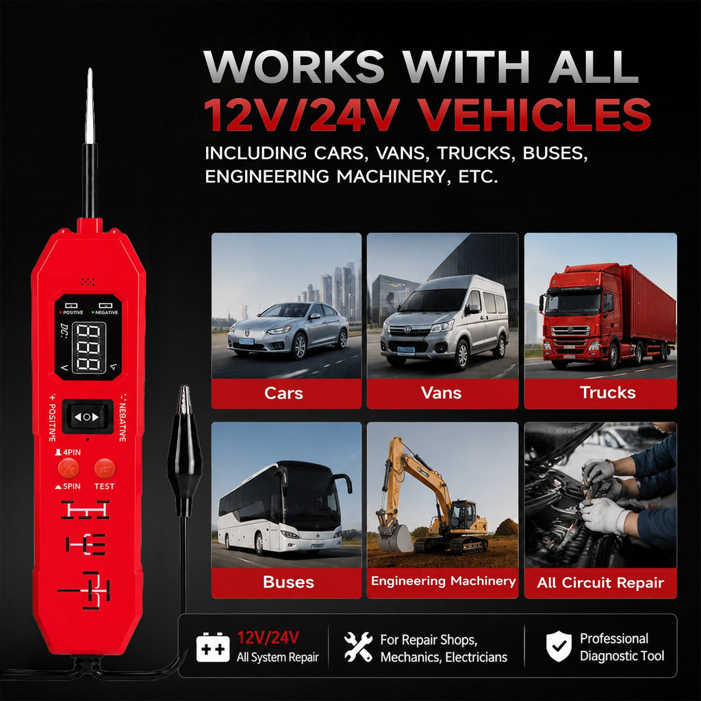 New 2-in-1 Relay Diagnostic Tool Automotive Circuit Tester