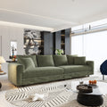 Plush Corduroy 4-Seat Sofa