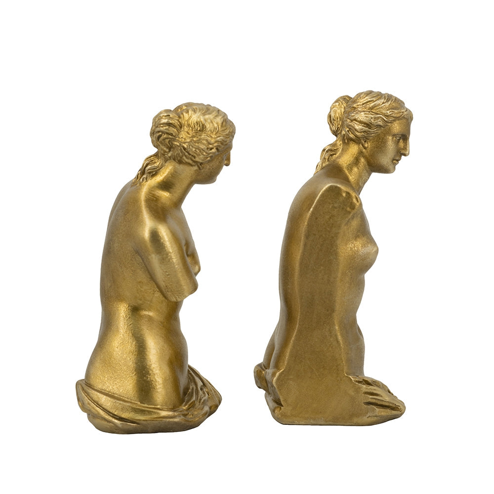 Set of 2 Venus de Milo Bust Bookends