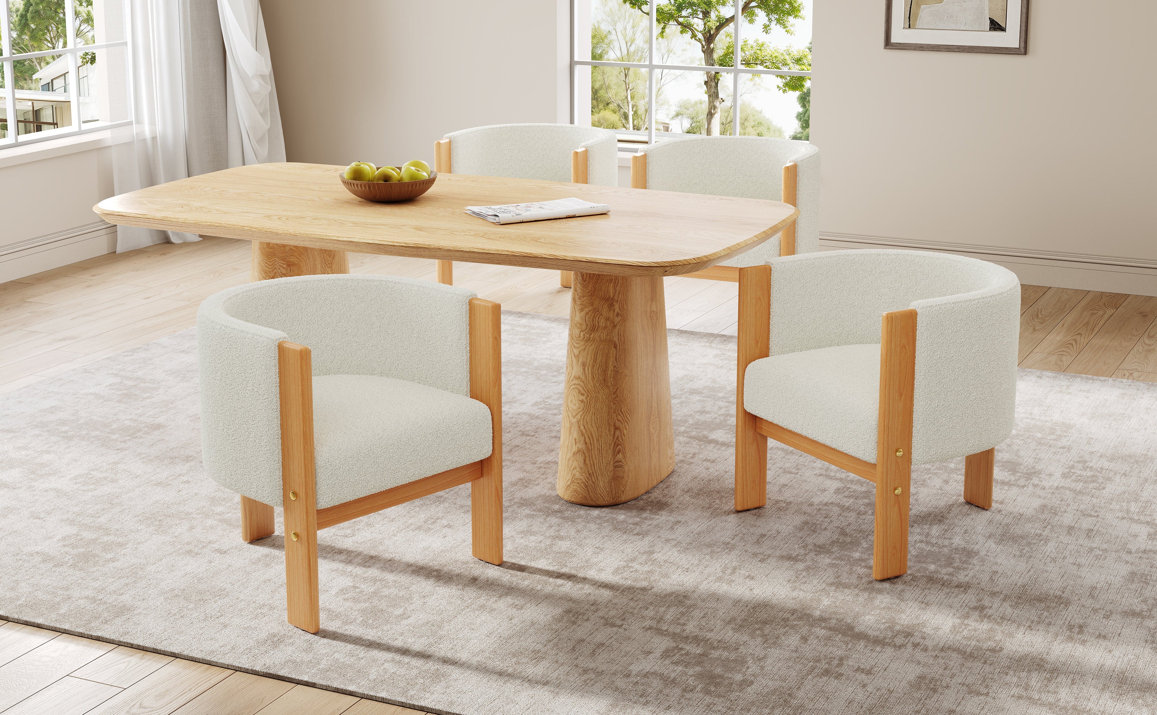 Upholstered Dining Chairs Set of 4