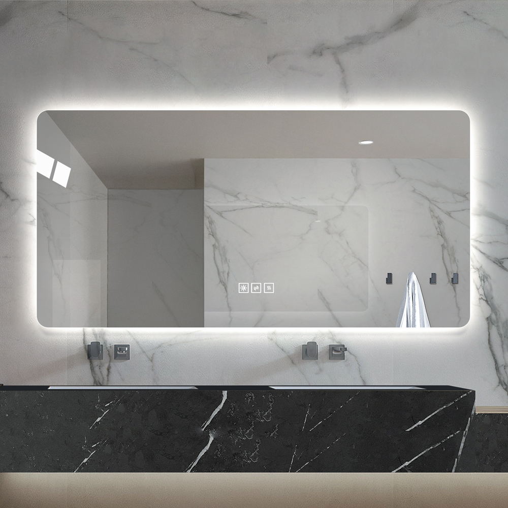 Corrosion-Resistant LED Bathroom Mirror