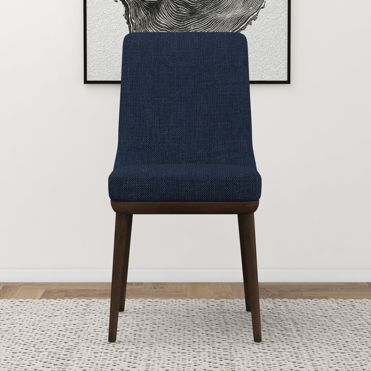 Minimalist Kate Mid-Century Modern Dining Chair (Set of 2)