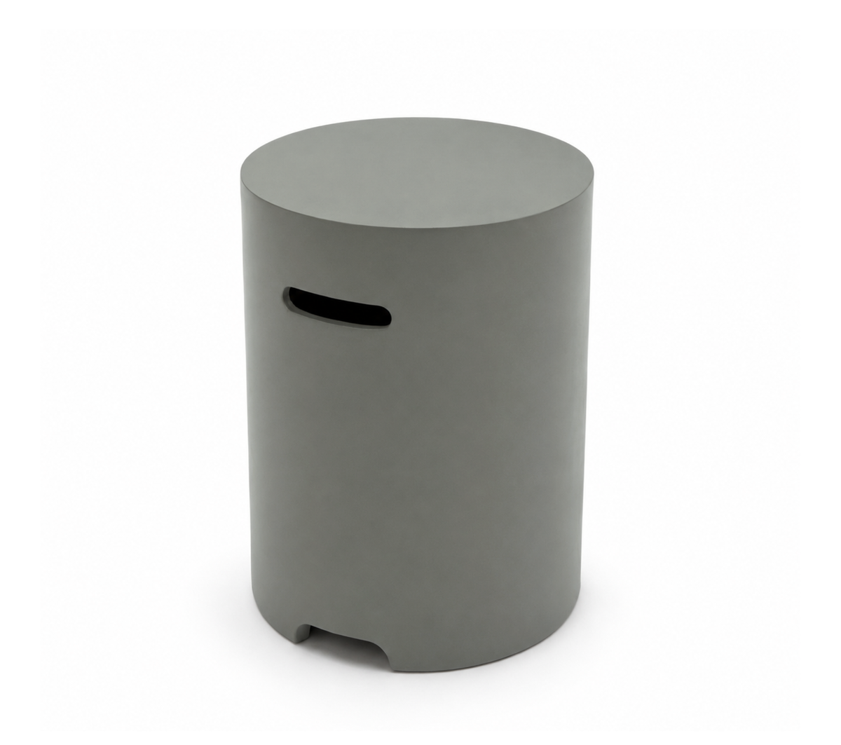 Propane Tank Cover Table - Lightweight Concrete Design