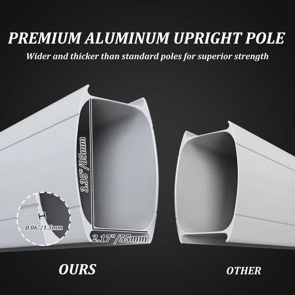 Round Cantilever Umbrella with Center Pole