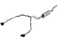 Borla 21-22 Chevrolet Tahoe 6.2L V8 2/4WD 4DR T-304 SS Touring Cat-Back Exhaust w/ Black Chrome Tips 140858BC