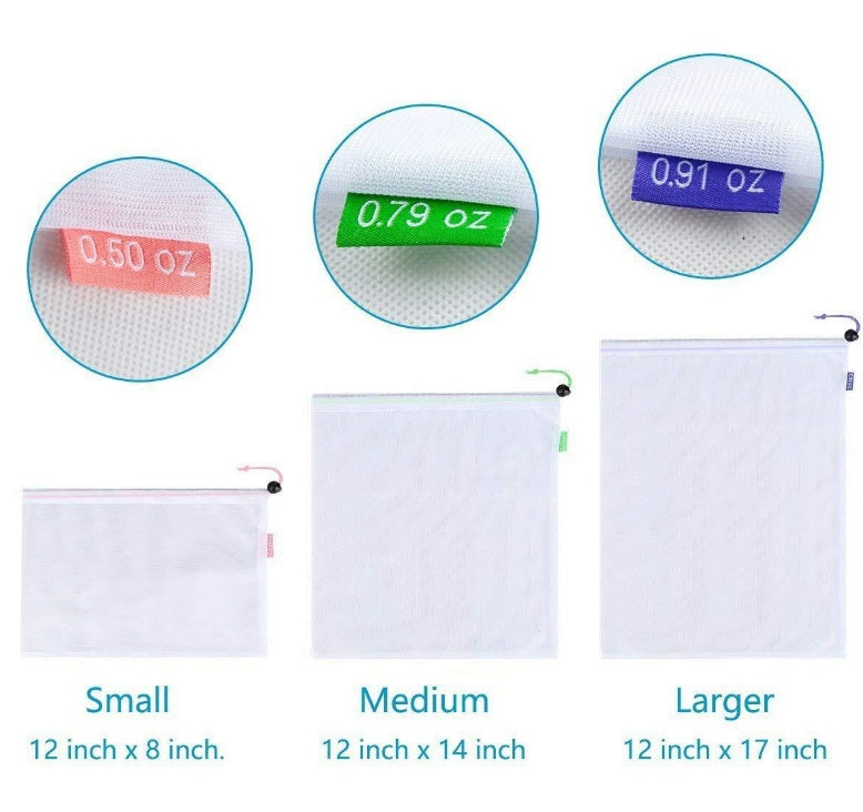 Fruit And Vegetable Multi-functional Splicing Beam Mouth Mesh Bag Suit Combination