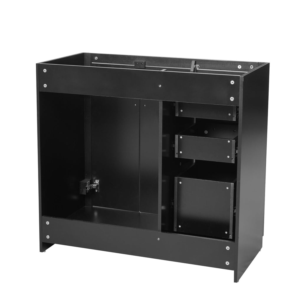 36'' Bathroom Vanity with Solid Wood Frame