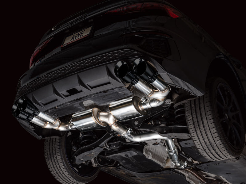 AWE Tuning AWE 22-24 Audi 8Y S3 Touring Edition Exhaust - Diamond Black Tips 3015-43897