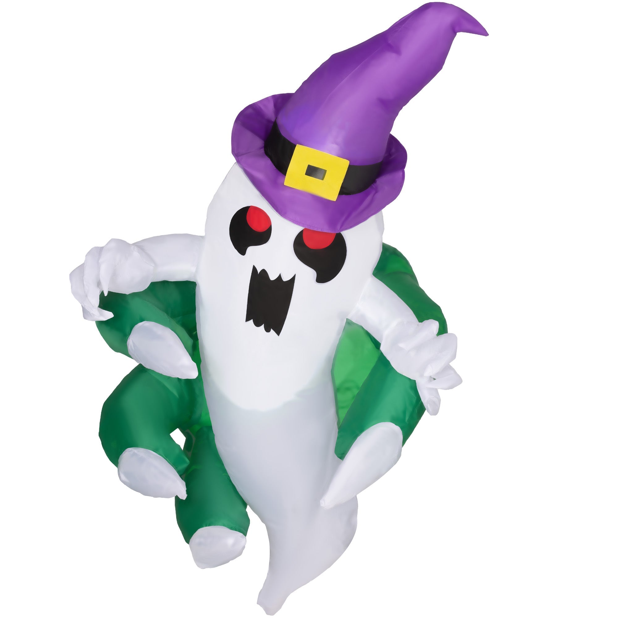 Outsunny 4ft Inflatable Halloween Decoration – Ghost in Hat