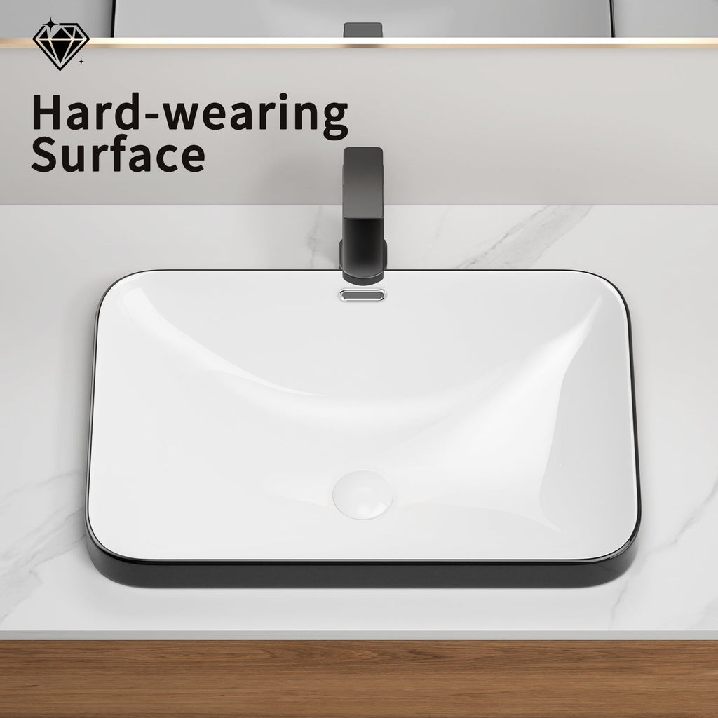 Ceramic Undermount Bathroom Sink