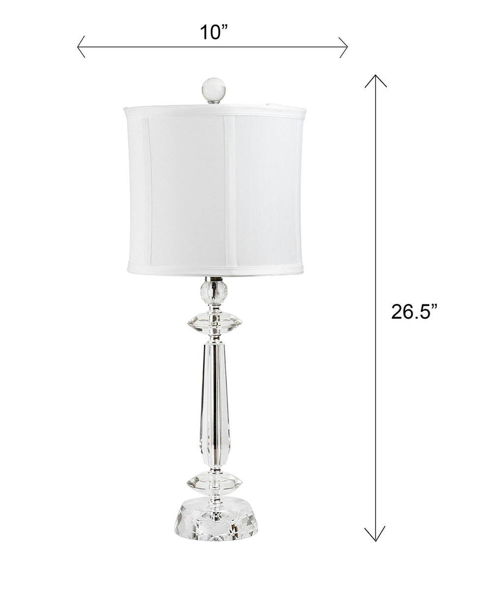 Karat 25.5" Contemporary Crystal Table Lamp