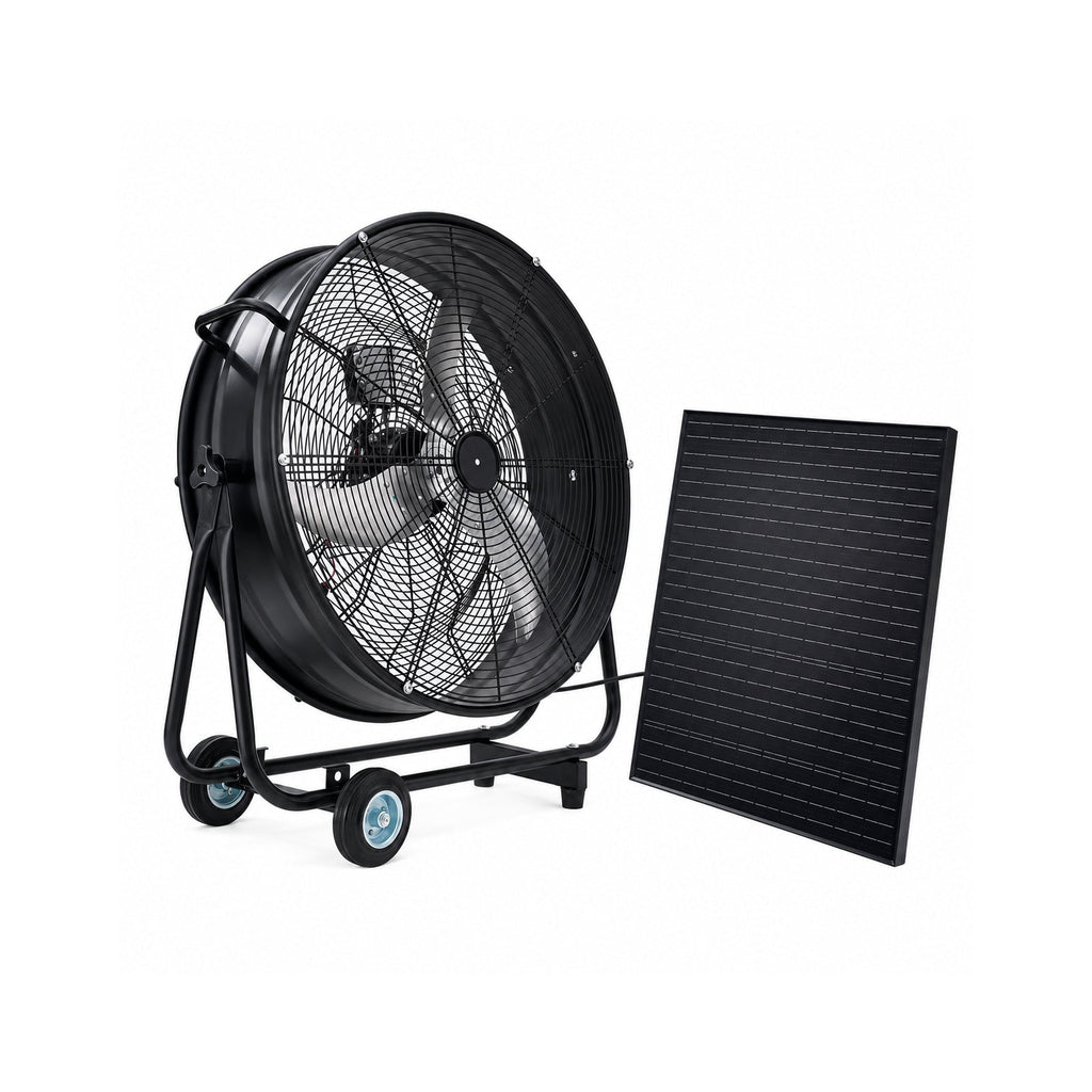 30" Wheeled Solar Fan